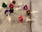 Preview: Mini Metall Blumen Ohrstecker Blüte Rose
